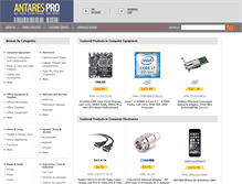 Tablet Screenshot of antarespro.com